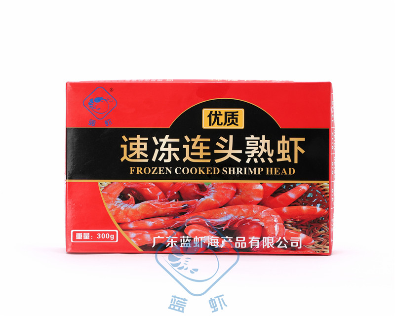 速冻连头熟虾